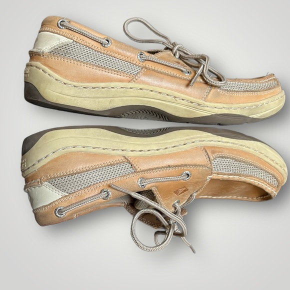 Sperry Tarpon Boat Shoes Leather Sz 9 - Picture 9 of 16